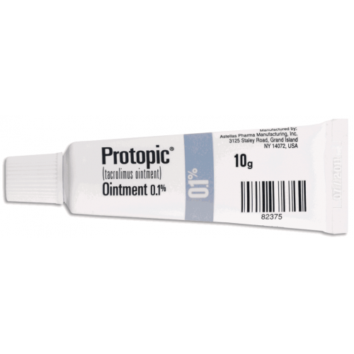 Protopic Tacrolimus 0.1% Ointment  10g  (No steriod)